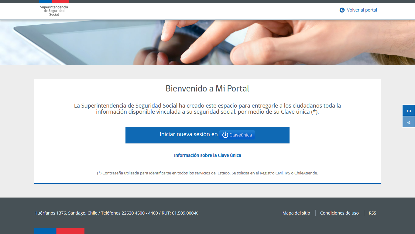 Acceso a Mi portal