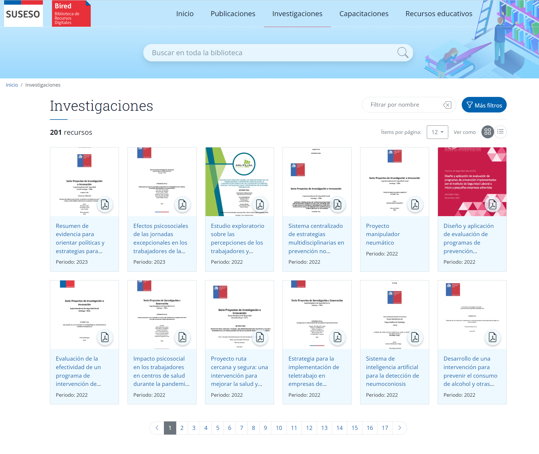 Seccción "Investigaciones"