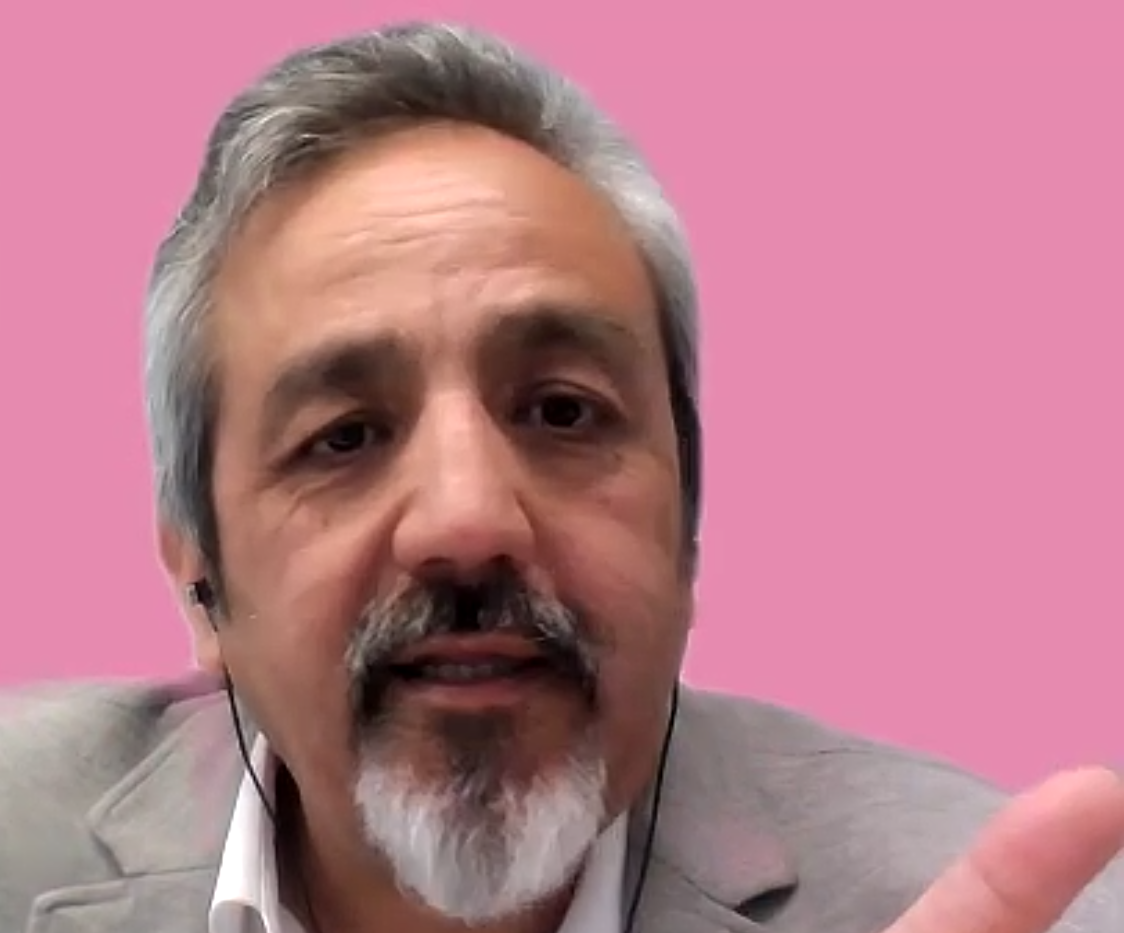 Líder de Chiletec y CEO de Newtenberg, José Flores y el líder de Chiletec