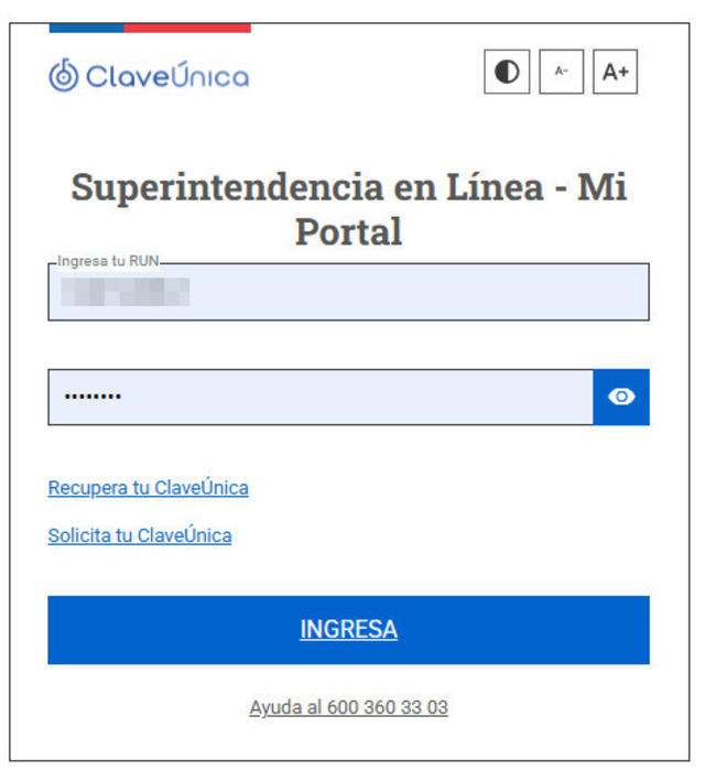 Login con Clave única