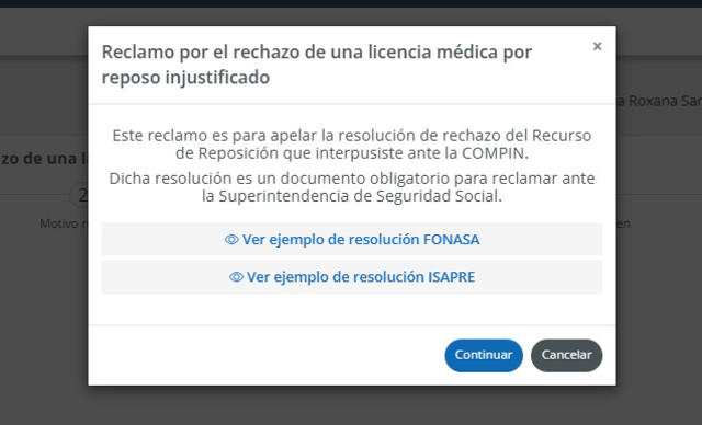 Aviso inicial sobre el requisito de esta reclamación: la Resolución de rechazo al Recurso de Reposición interpuesto ante la Compin.