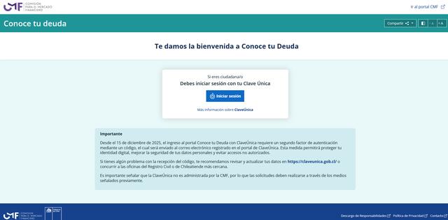Autenticación con Clave Única