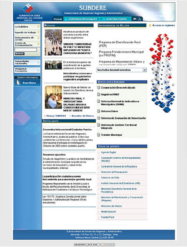 Portada Subdere