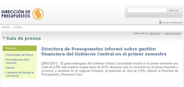 Sala de prensa