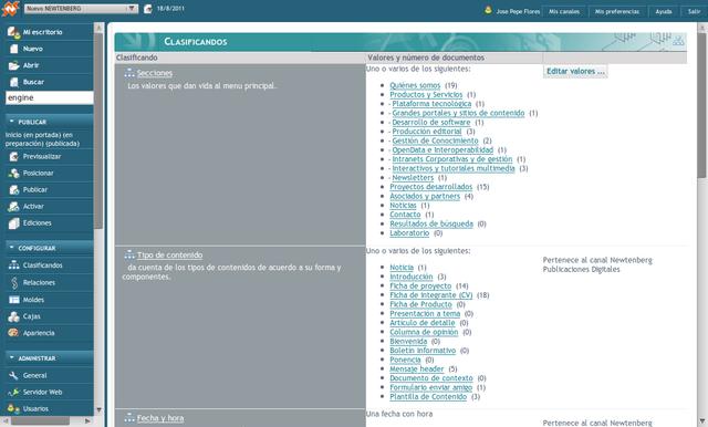 Arquitectura de información desde el Multiverso