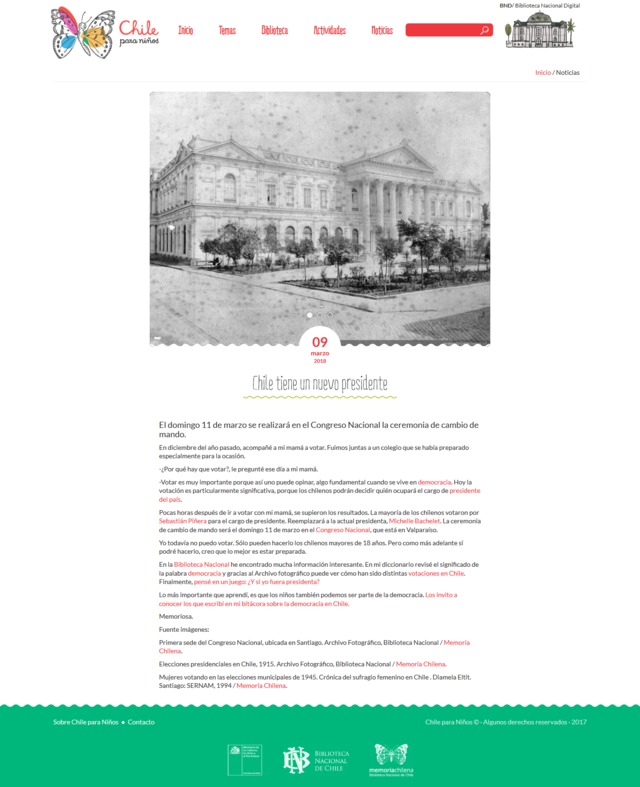 Muestra de noticia