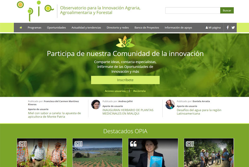 Observatorio para la Innovación Agraria