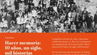 Invitación a Exposición de fotografías Memorias del SXX